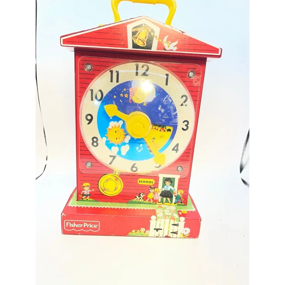 2009 FISHER PRICE music box teaching  CLOCK-# 998-VTG